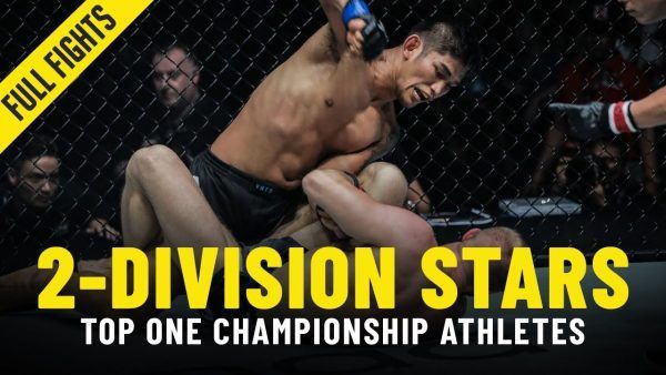 Aung La N Sang throws heavy ground and pound from top position on Vitaly Bigdash in a ONE Middleweight World Title bout.