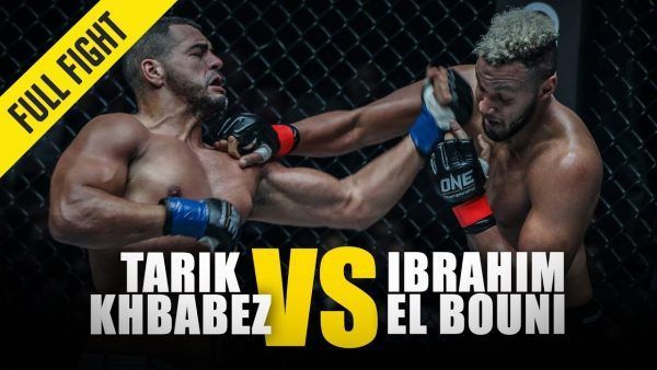 Tarik Khbabez connects with an uppercut on Ibrahim El Bouni at ONE: PURSUIT OF GREATNESS.