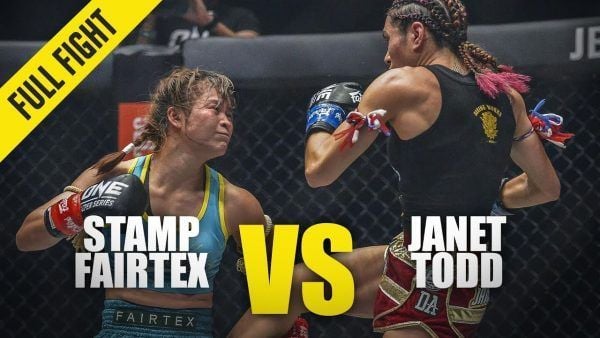 Stamp Fairtex and Janet Todd go toe-to-toe in their cracking five-round affair at ONE: KING OF THE JUNGLE in Singapore.