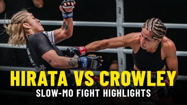 itsuki hirata vs nyrene crowley slow mo fight highlights 600x338