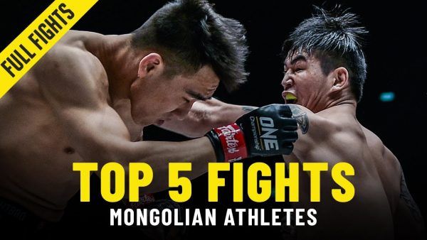 top 5 mongolian athlete fights in one championship 600x338