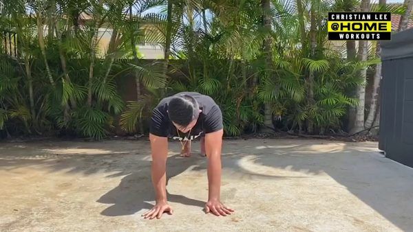 100 push ups with christian lee onehome workouts 600x338