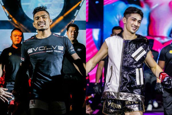 split screen of amir khan and victor pinto