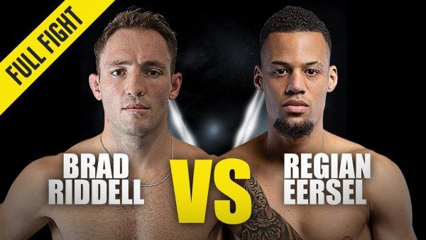 brad riddell vs regian eersel one championship full fight april 2018 600x338