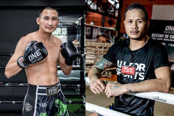 Muay Thai fighters Petchmorakot Petchyindee Academy and Yodsanklai IWE Faitex