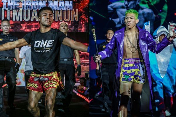 Muay Thai flyweight rivals Rodtang "The Iron Man" Jitmuangnon and Petchdam "The Baby Shark" Petchyindee Academy