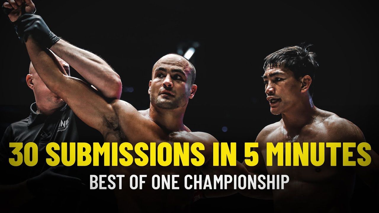 one championship 30 submissions in 5 minutes