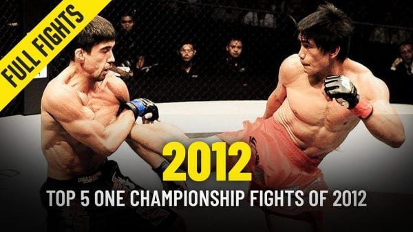 top 5 one championship fights of 2012 600x338