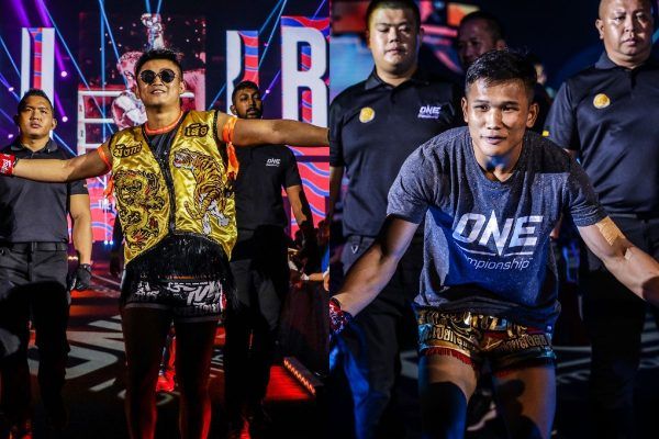 The headliners of ONE: NO SURRENDER III, Sangmanee Klong SuanPluResort and Kulabdam Sor. Jor. Piek Uthai