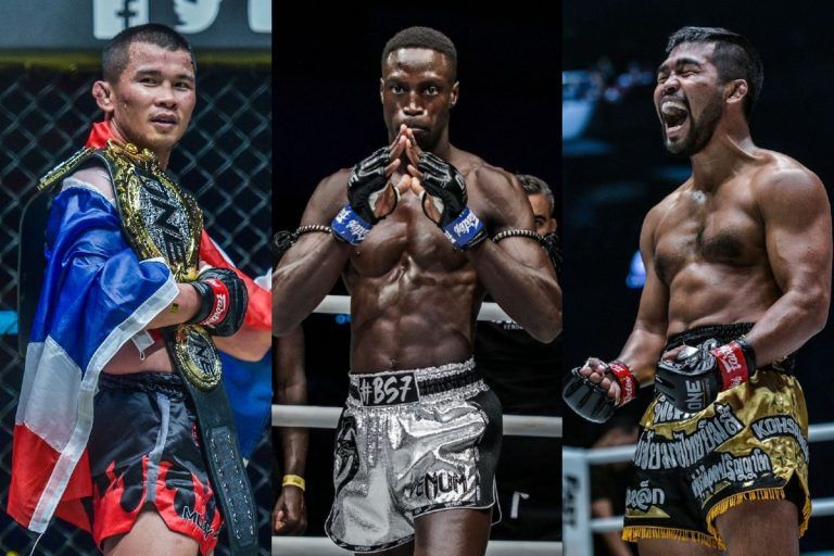 Nong-O, Sacko, and Rodlek in the ONE Bantamweight Muay Thai Division