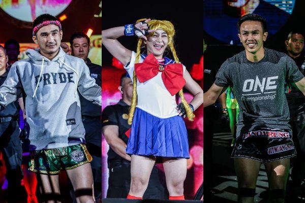Thai stars Petchmorakot Petchyindee Academy, Rika Ishige, and Yodpanomrung Jitmuangnon