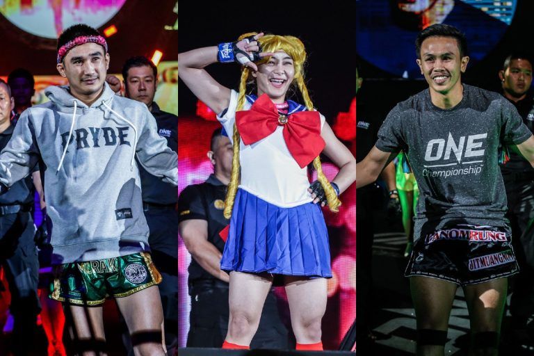 Thai stars Petchmorakot Petchyindee Academy, Rika Ishige, and Yodpanomrung Jitmuangnon