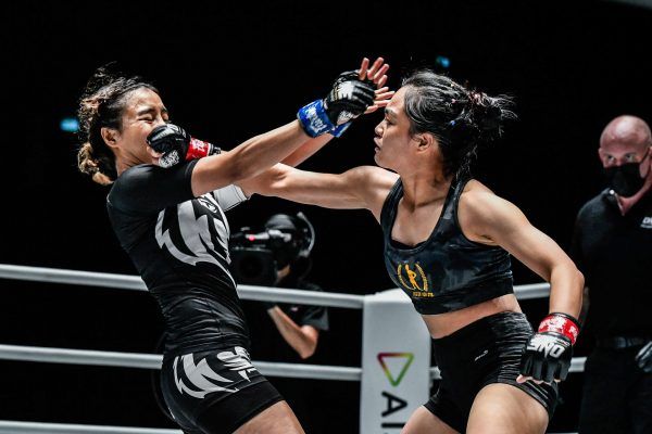 Thai mixed martial artists Sunisa Srisen and Rika Ishige do battle