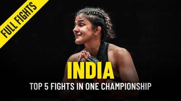 top 5 indian athlete fights in one championship 600x338