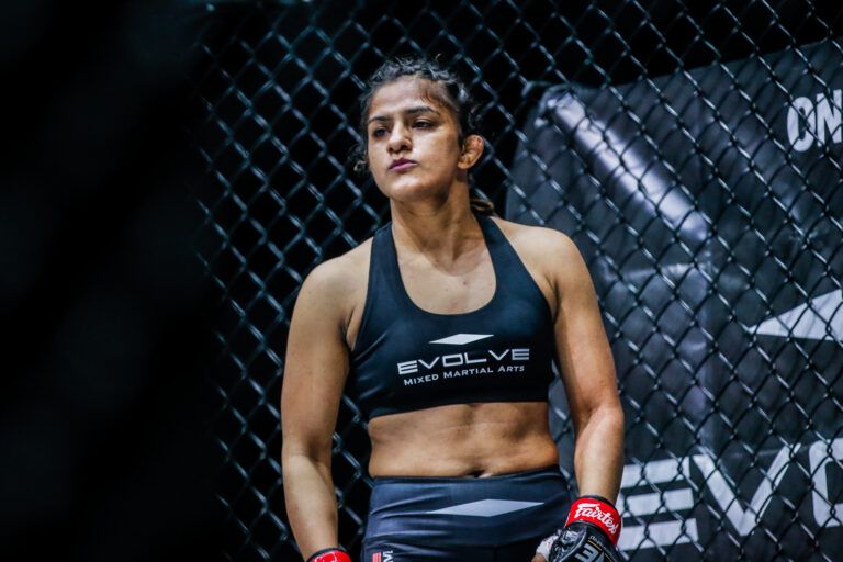 Ritu Phogat fights Nou Srey Pov in a mixed martial arts battle at ONE: INSIDE THE MATRIX on Friday, 30 October
