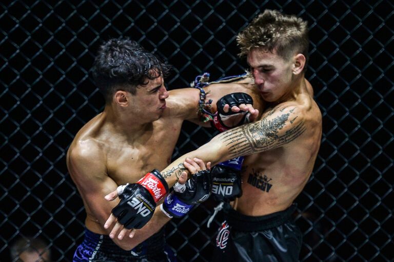 Italian Muay Thai fighter Joseph Lasiri fights former ONE World Title challenger Rocky Ogden at ONE: INSIDE THE MATRIX IV