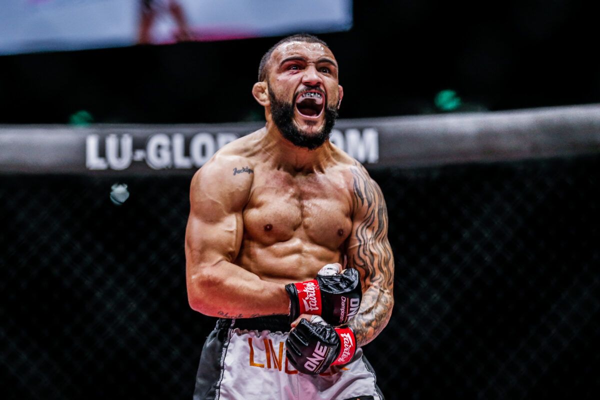 MMA fighter John Lineker squares off against Kevin Belingon in the main event of ONE: INSIDE THE MATRIX III