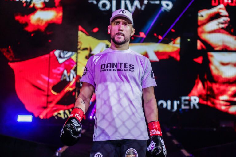 Kickboxers Andy Souwer and Zhang Chunyu fight at ONE: BIG BANG