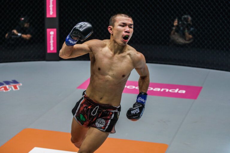 Capitan Petchyindee Academy pumps his fist