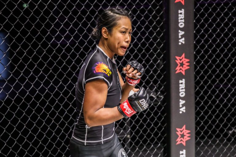 MMA fighters Sovannahry Em and Choi Jeong Yun compete at ONE: UNBREAKABLE II in January 2021