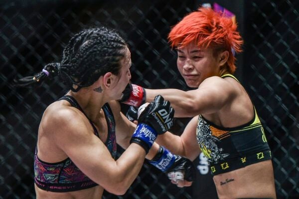 Photos from Stamp Fairtex and Alyona Rassohyna's MMA fight at ONE: UNBREAKABLE III on 5 February 2021