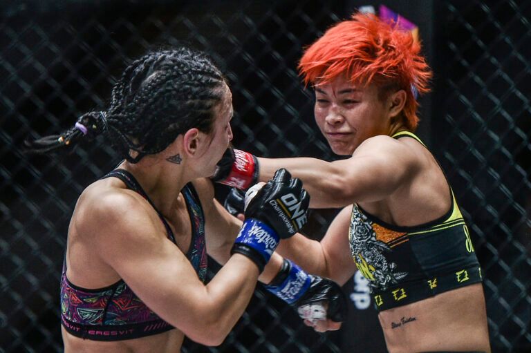 Photos from Stamp Fairtex and Alyona Rassohyna's MMA fight at ONE: UNBREAKABLE III on 5 February 2021