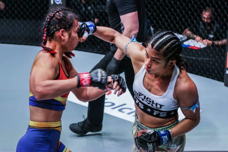 Jackie Buntan fights Wondergirl Fairtex at ONE: FISTS OF FURY