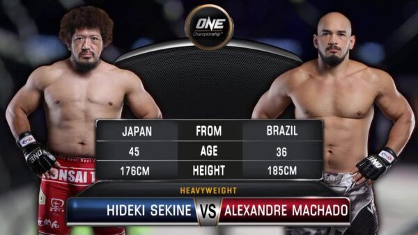 alexandre machado vs hideki sekine full fight replay 600x338