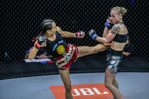 Muay Thai star Janet Todd fights Anne Line Hogstad at "ONE on TNT II"