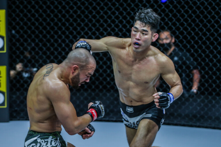 Pictures from Eddie Alvarez vs. Ok Rae Yoon from "ONE on TNT IV"
