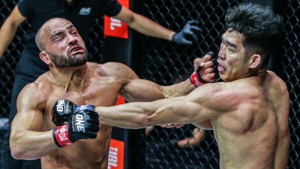 highlights from the crazy brawl between eddie alvarez and ok rae yoon 600x338