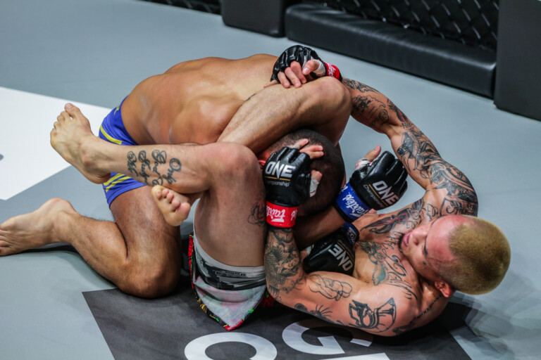 Scenes from the fight between Anthony Do and Liang Hui at ONE: FULL BLAST