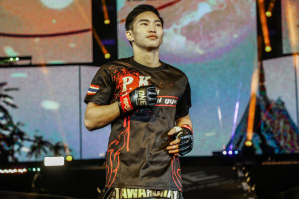 Pictures from the Muay Thai bout between Tawanchai PK.Saenchai Muaythaigym and Sean Clancy at ONE: DANGAL on 15 May