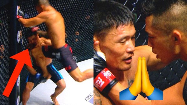 emotional scenes after brutal flying knee ko 600x338