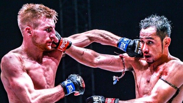 insane muay thai brawl haggerty vs sam a was mayhem 600x338