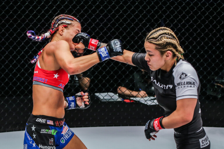 Pictures from the bout between Itsuki Hirata and Alyse Anderson at ONE: EMPOWER