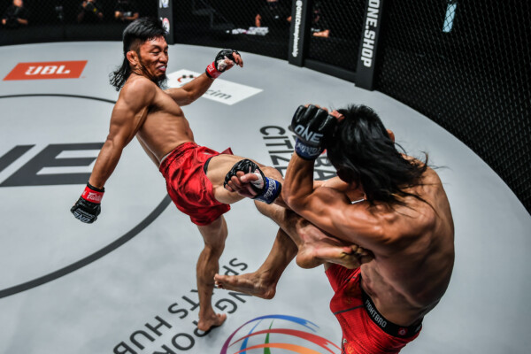 Pictures from the fight between Lito Adiwang and Hexigetu at ONE: REVOLUTION