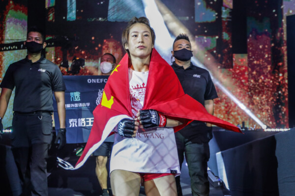 Pictures from the fight between Ritu Phogat and Meng Bo from ONE: EMPOWER