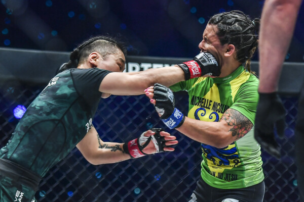 Pictures from the World Title fight between Xiong Jing Nan and Michelle Nicolini at ONE: EMPOWER