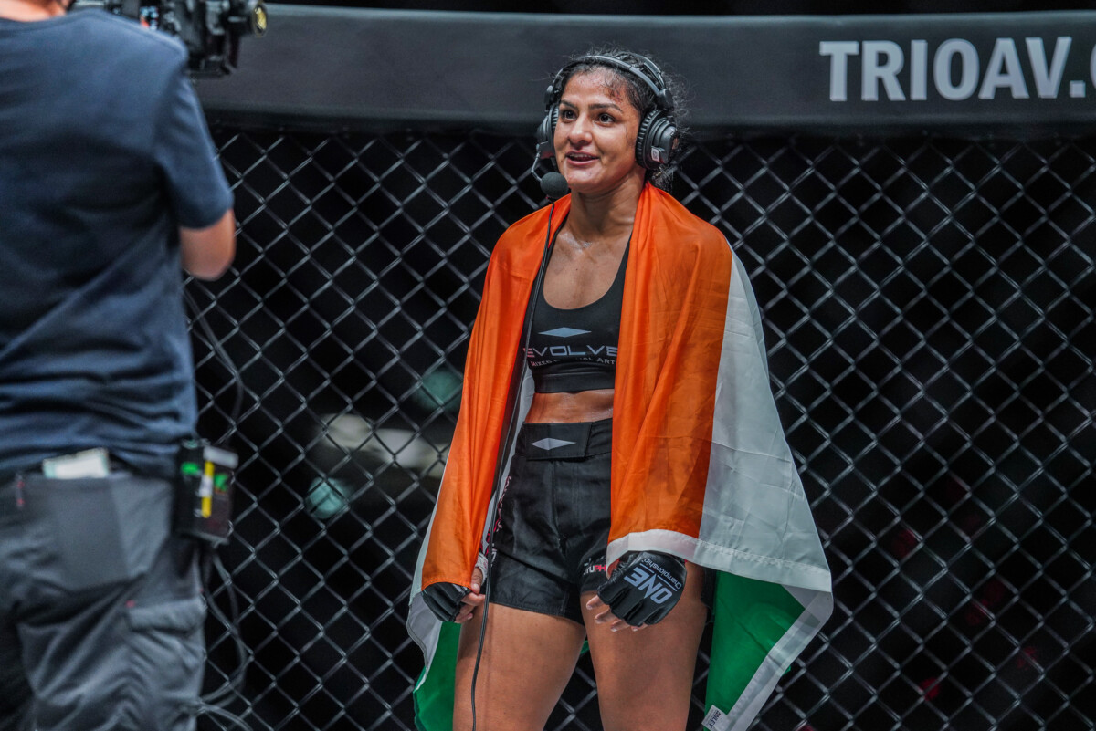 Ritu Phogat defeated Jenelyn Olsim by unanimous decision at ONE: NEXTGEN.