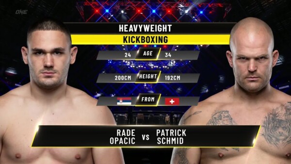 rade opacic vs patrick schmid one championship full fight 600x338