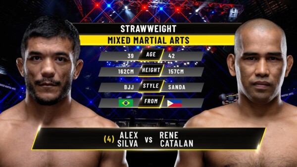 alex silva vs rene catalan ii one championship full fight 600x338