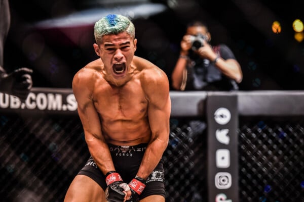 Pictures from the MMA fight between Fabricio Andrade and Li Kai Wen at ONE: WINTER WARRIORS II