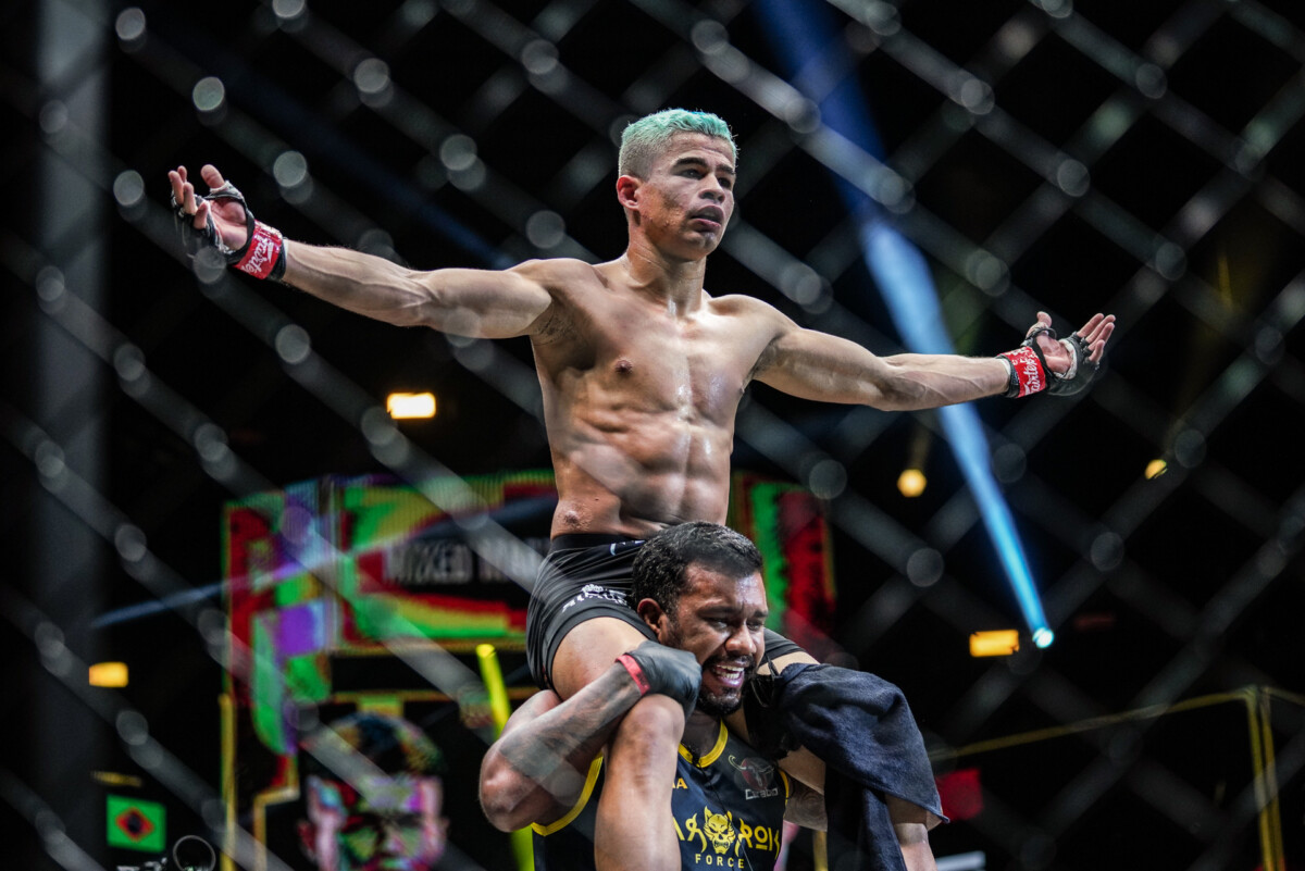 Pictures from the MMA fight between Fabricio Andrade and Li Kai Wen at ONE: WINTER WARRIORS II