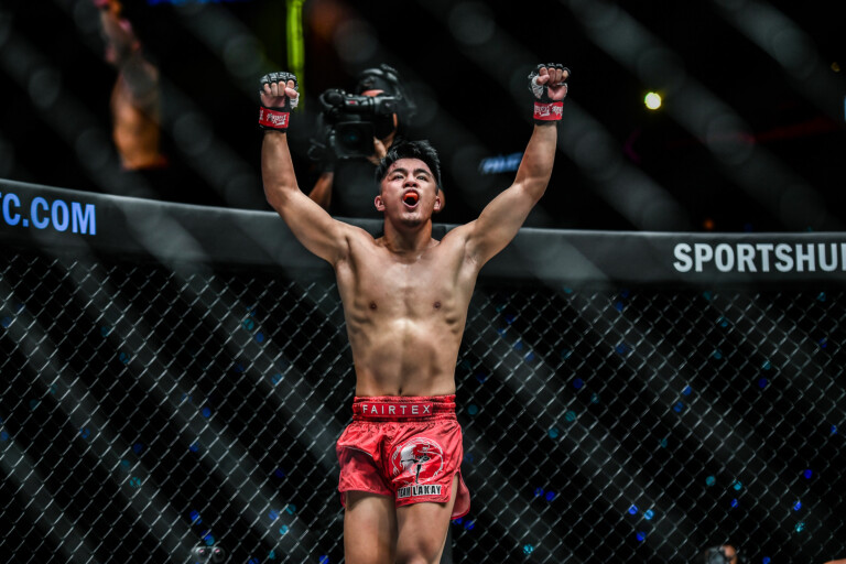 Pictures from the match between Jhanlo Sangiao and Paul Lumihi from ONE: WINTER WARRIORS II