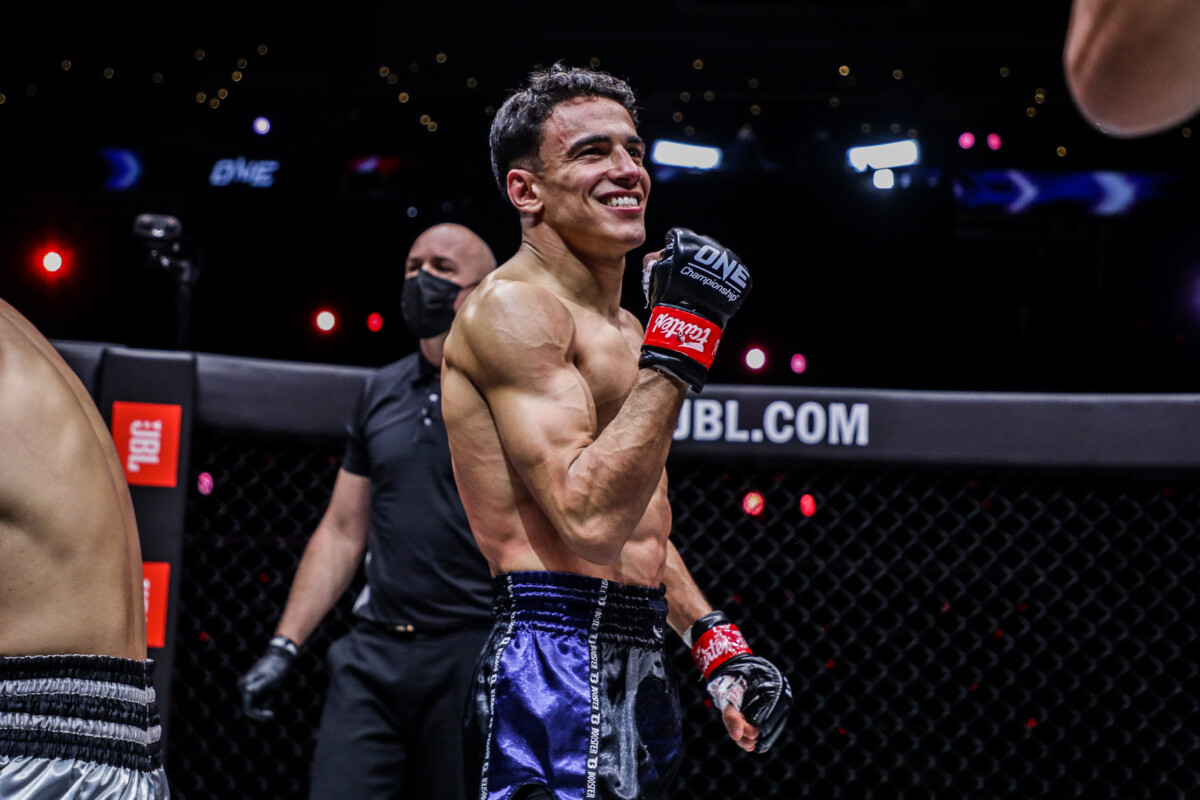 The Muay Thai bout between Joseph Lasiri and Asahi Shinagawa at ONE: WINTER WARRIORS II