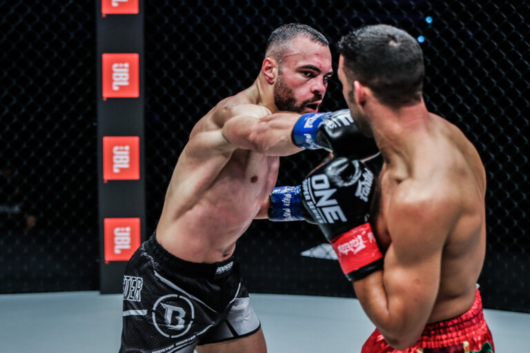 The kickboxing clash between Mustapha Haida and Arian Sadikovic from ONE: WINTER WARRIORS II