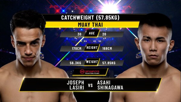 joseph lasiri vs asahi shinagawa one championship full fight 600x338