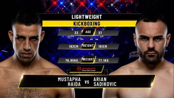 mustapha haida vs arian sadikovic one championship full fight 600x338