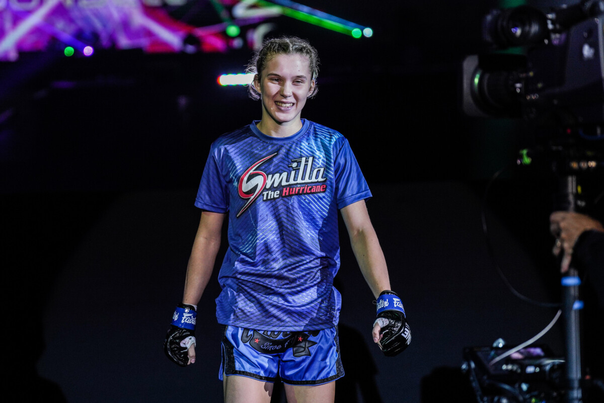 Swedish teenager Smilla Sundell makes her way to the Circle at ONE: FULL CIRCLE